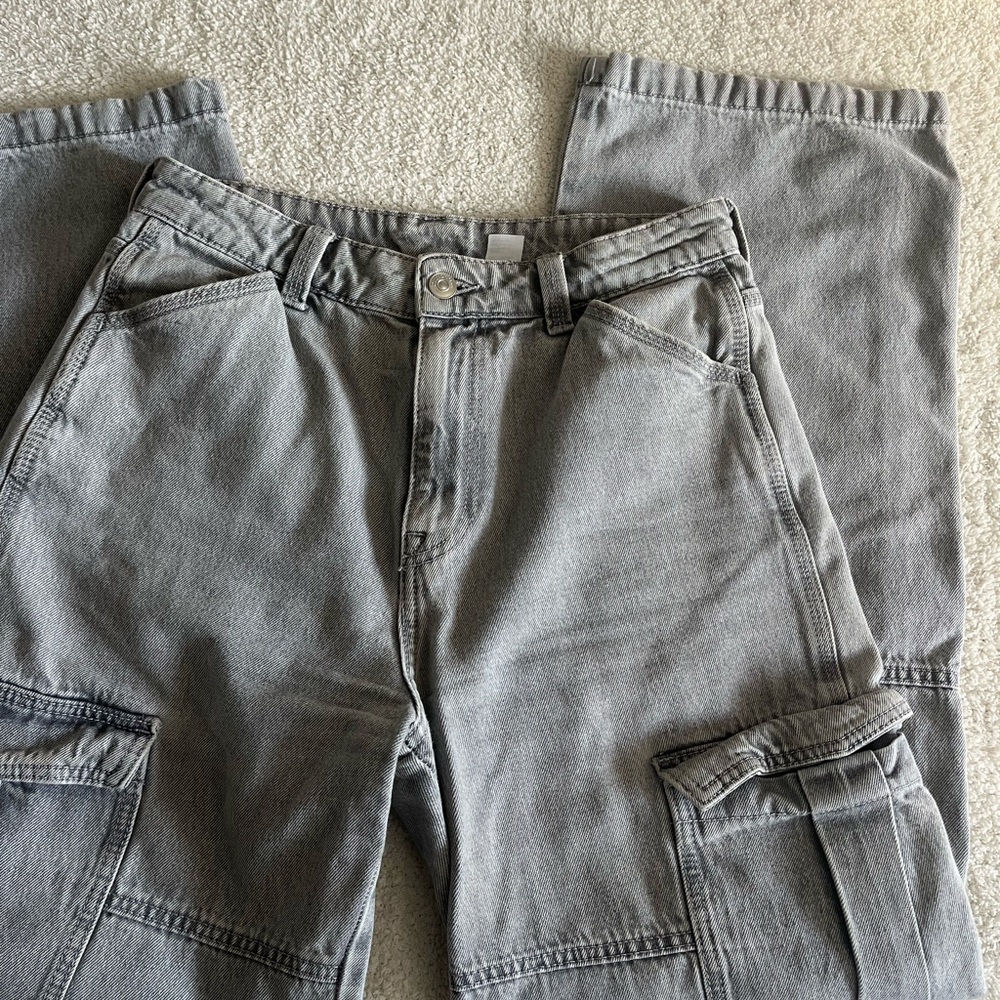 Divided Grey Cargo Jeans
